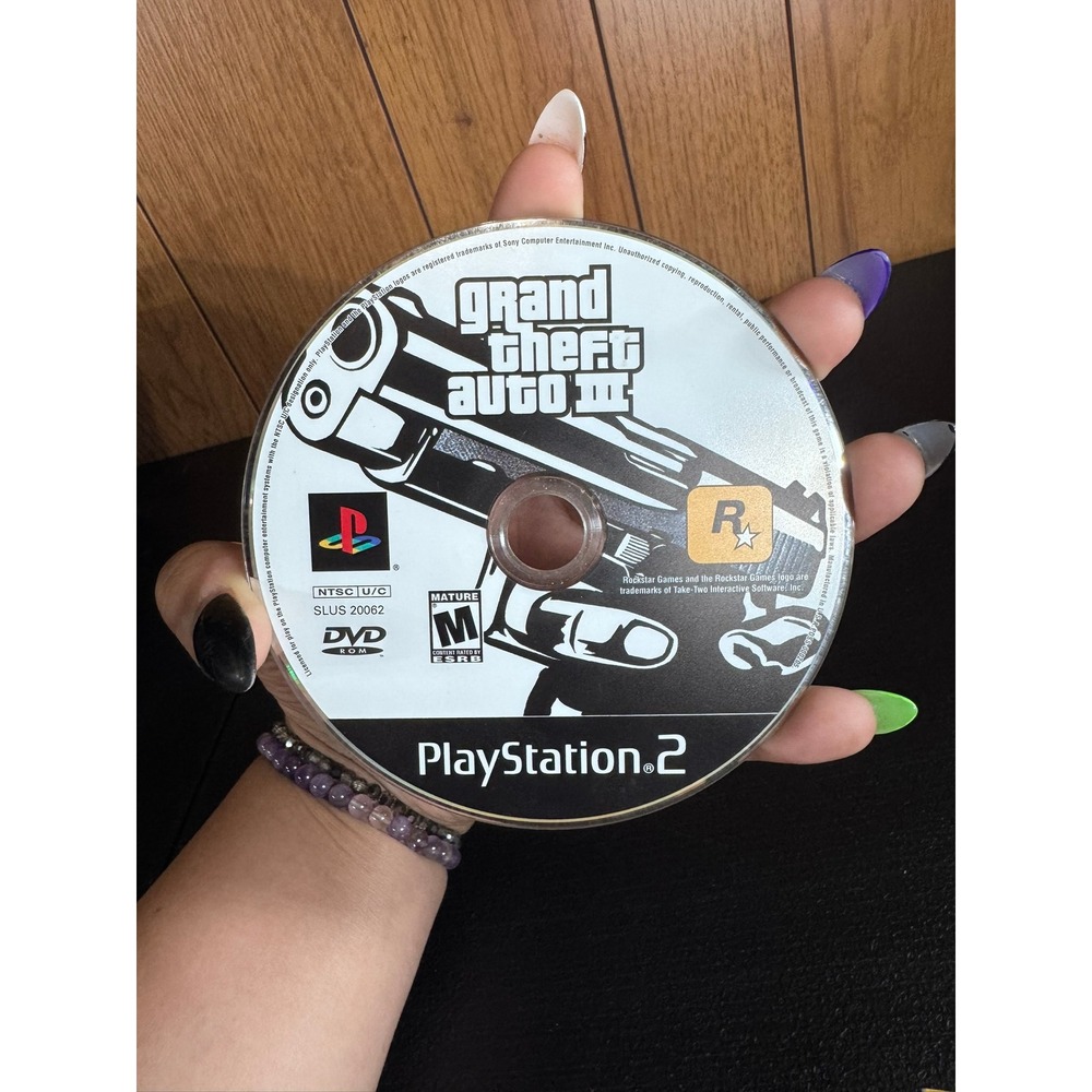 Grand Theft Auto III GTA 3 Sony PlayStation 2 PS2 Game Disc Only
